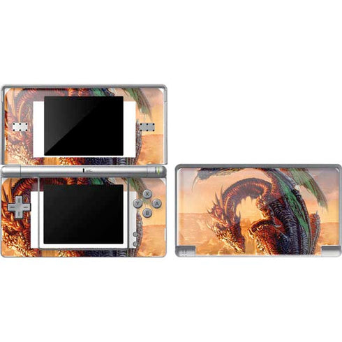 Bravery Misplaced Dragon and Knight by Ed Beard Jr Nintendo Skins